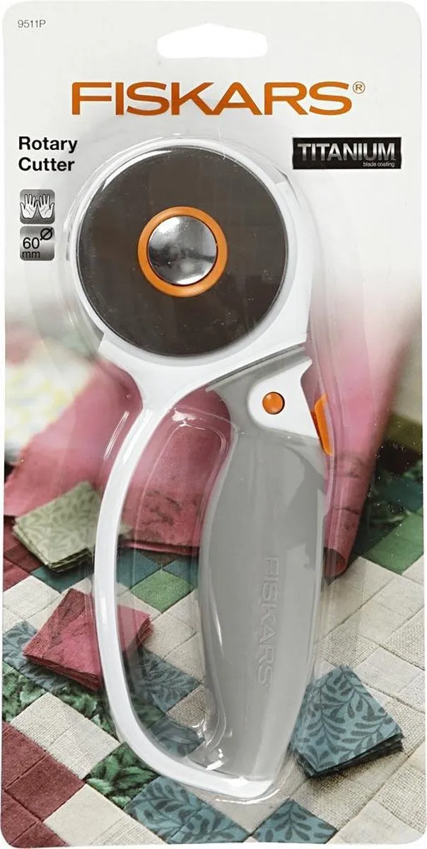 Fiskars Rolmes Ø60mm - Grijs/wit/oranje