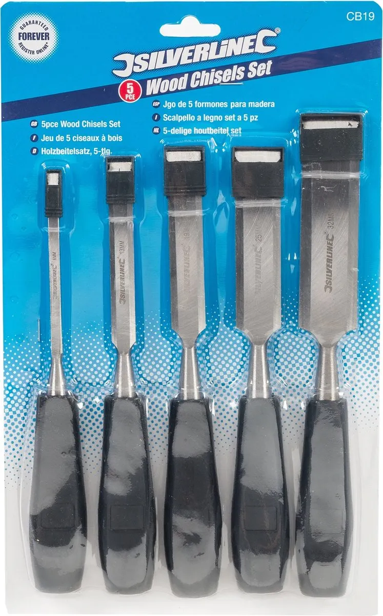 Silverline Houtbeitel Set 5-delig CB19