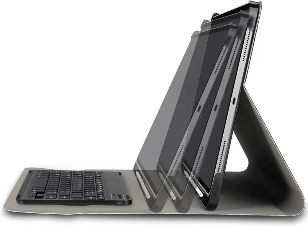 Just in Case Cazy iPad Pro 12.9 2020 Hoes met Toetsenbord - Zwart