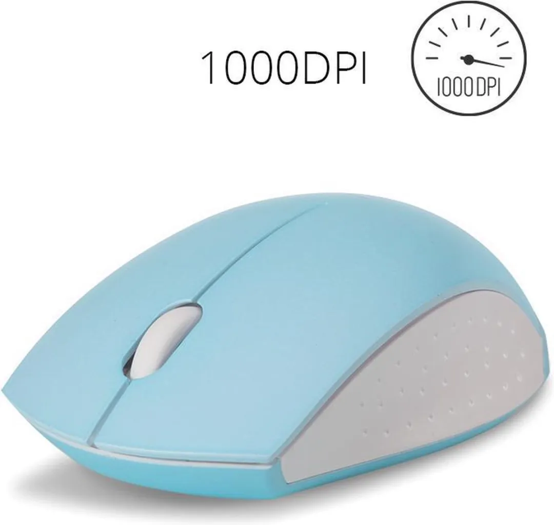 Rapoo 3360 Draadloze Mini Muis 11601 - Blauw/Wit