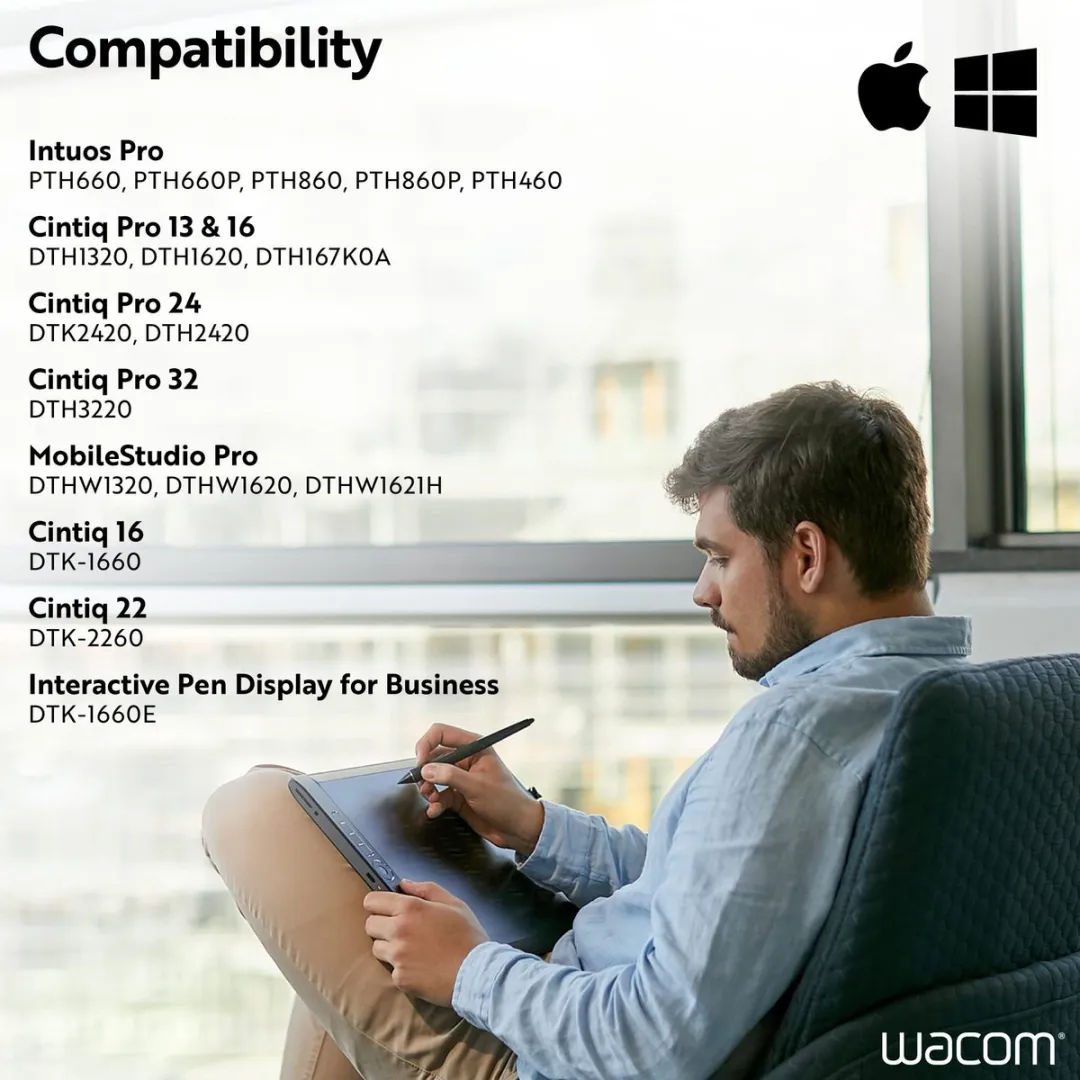 Wacom Pro Pen 2 KP504E - Zwart