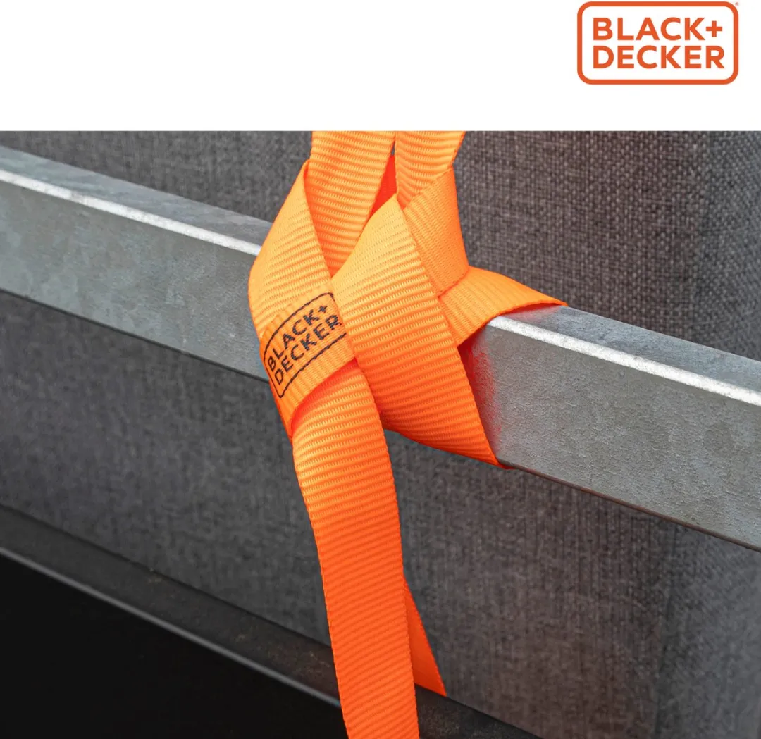 BLACK+DECKER Spanband 5m 125kg - Oranje/Zwart