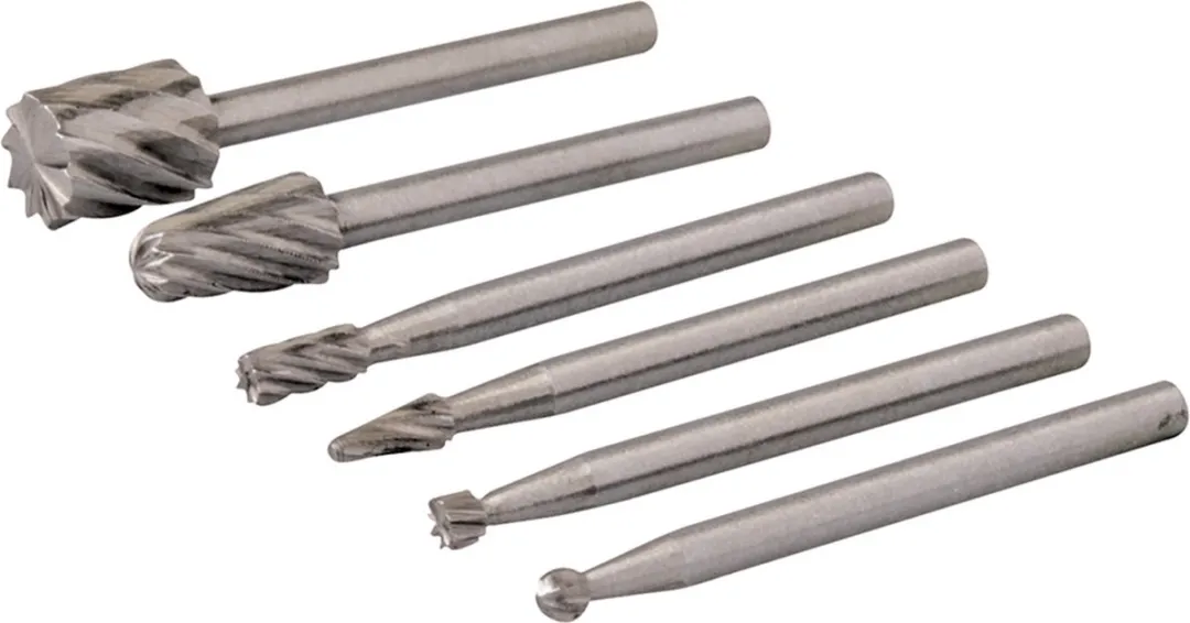 Silverline HSS Ontbraamset 6-delig Ø 2-7mm