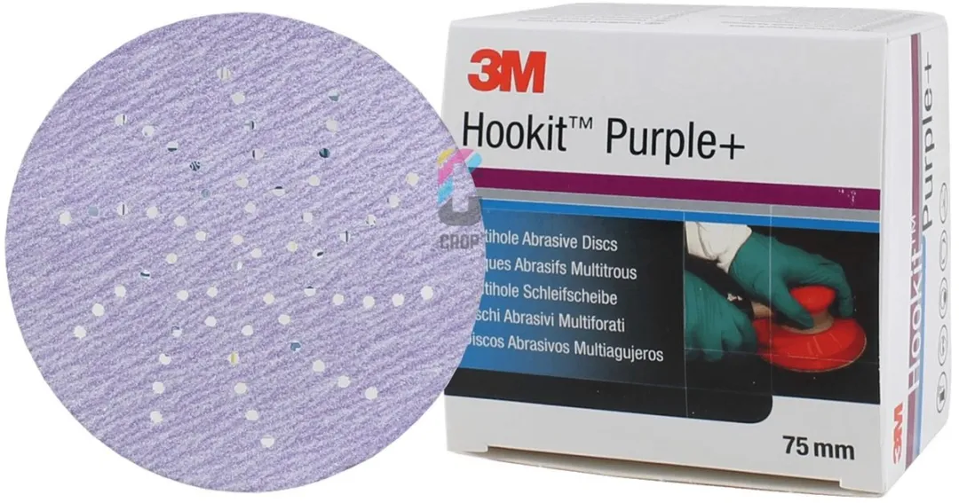 3M Hookit Purple Multihole Schuurschijven 75mm P220