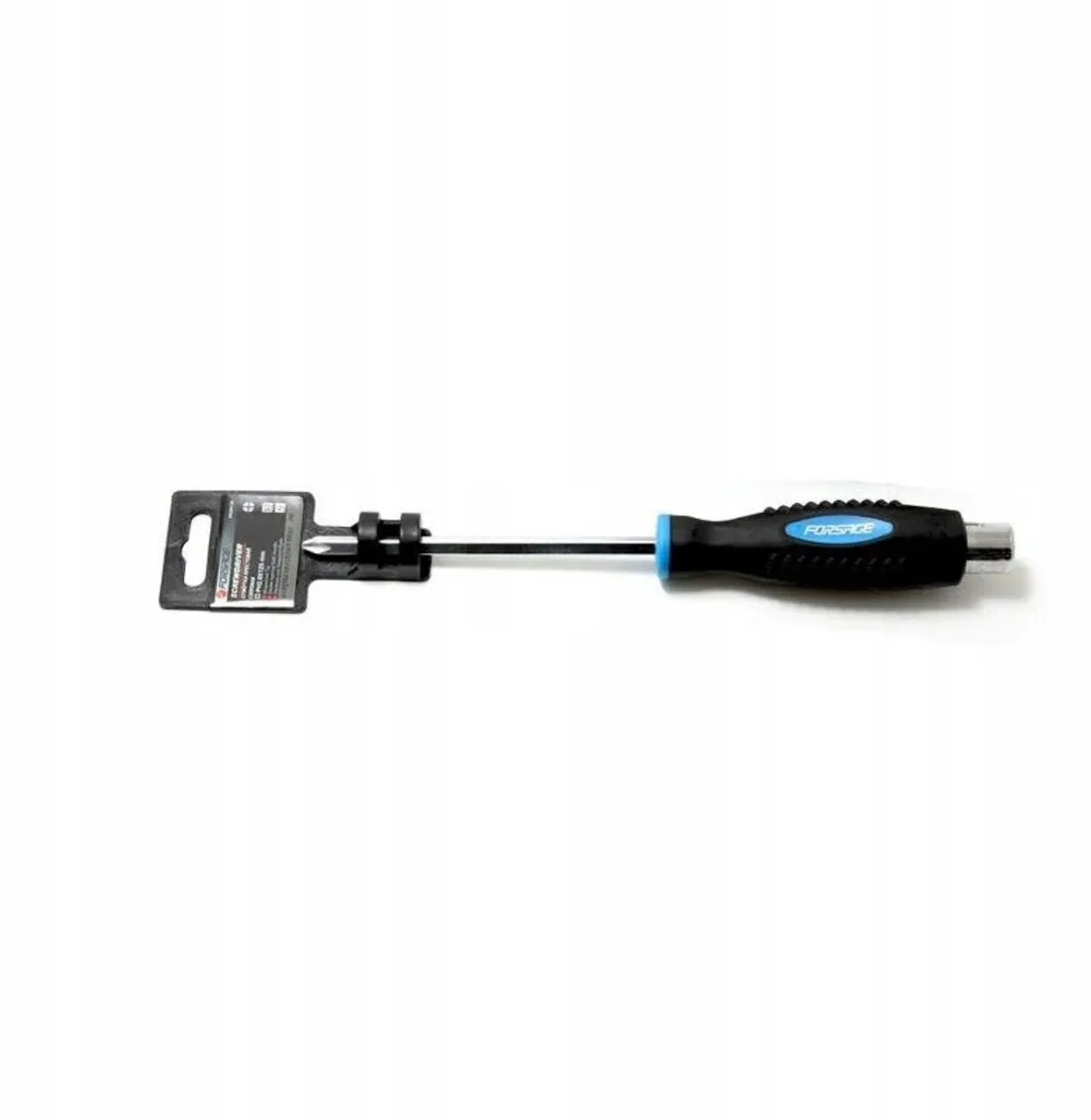 Forsage Klopklop Schroevendraaier PH3x125mm CR-V - Zwart/Blauw