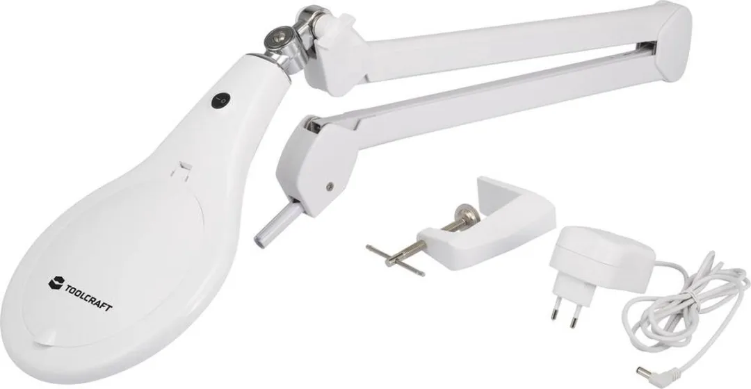 TOOLCRAFT 2148846 LED-loeplamp - 9W - met 1,75x/2,25x lenzen