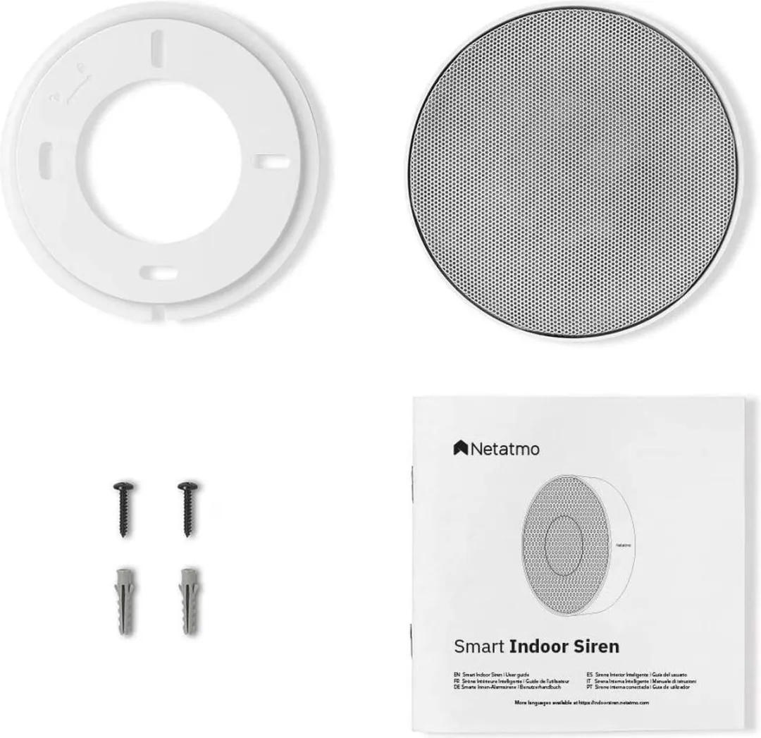 Netatmo NIS01-EU Slimme Binnensirene 110dB - Wit