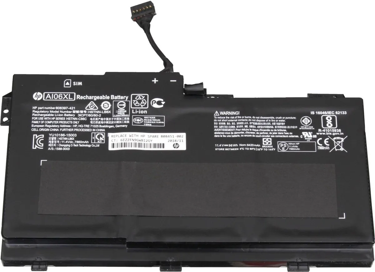 HP 808397-421 Accu