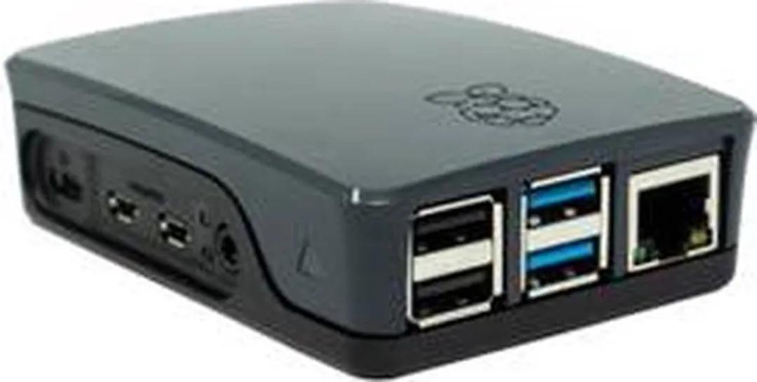Raspberry Pi 4 Behuizing RS644824914923 - Zwart/Grijs