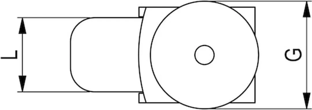 Würth Machinezwenkwiel met stelschroef - 35 kg - 4 Stuks