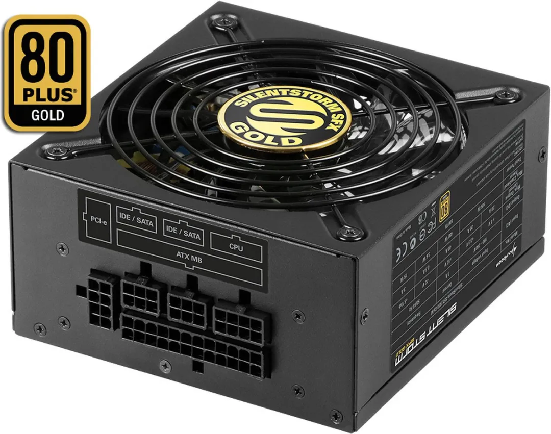 Sharkoon SilentStorm SFX Gold 500W Voeding - Zwart - afbeelding 6 van 6