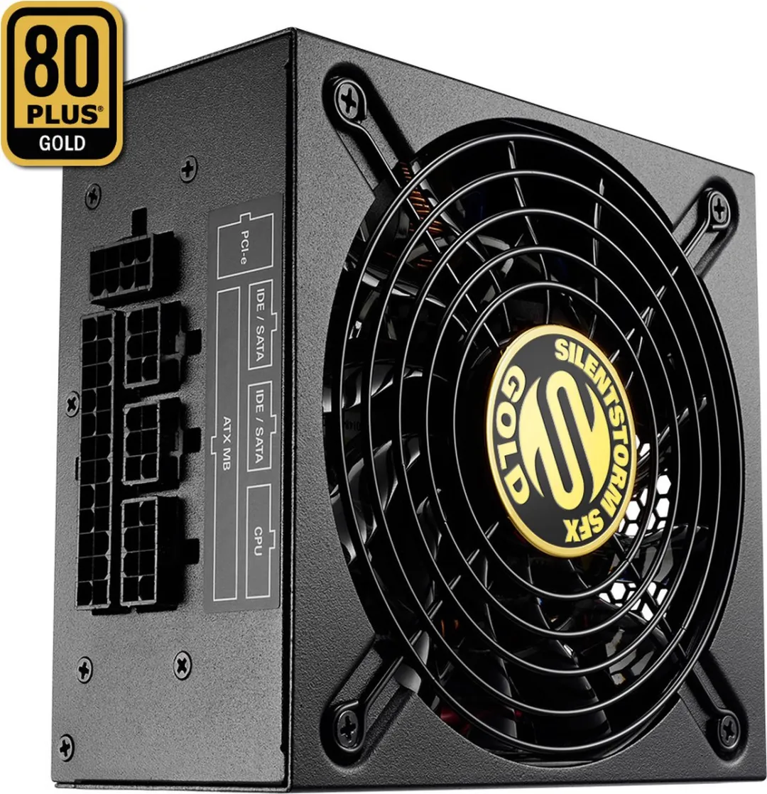 Sharkoon SilentStorm SFX Gold 500W Voeding - Zwart