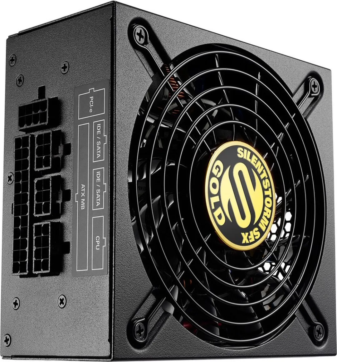 Sharkoon SilentStorm SFX Gold 500W Voeding - Zwart