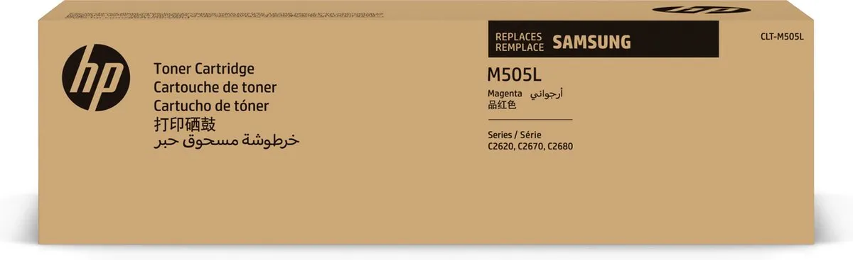 Samsung CLT-M505L Magenta Tonercartridge SU302A