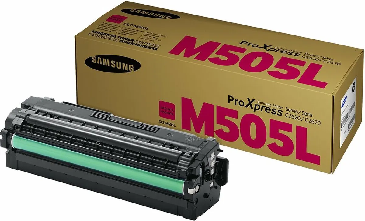 Samsung CLT-M505L Magenta Tonercartridge SU302A