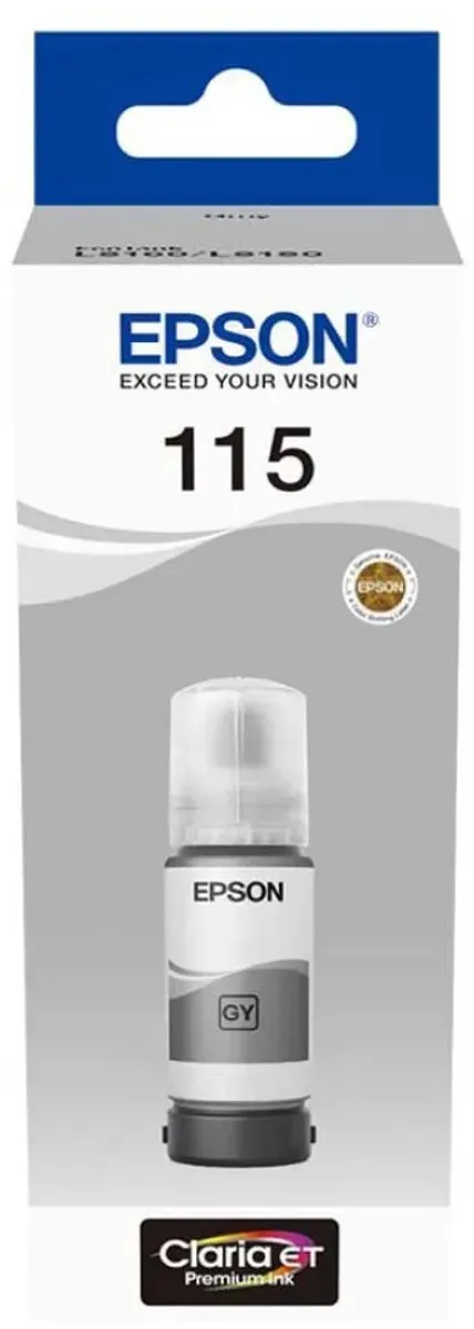 Epson 15 EcoTank C13T07D54A Inktcartridge - Grijs