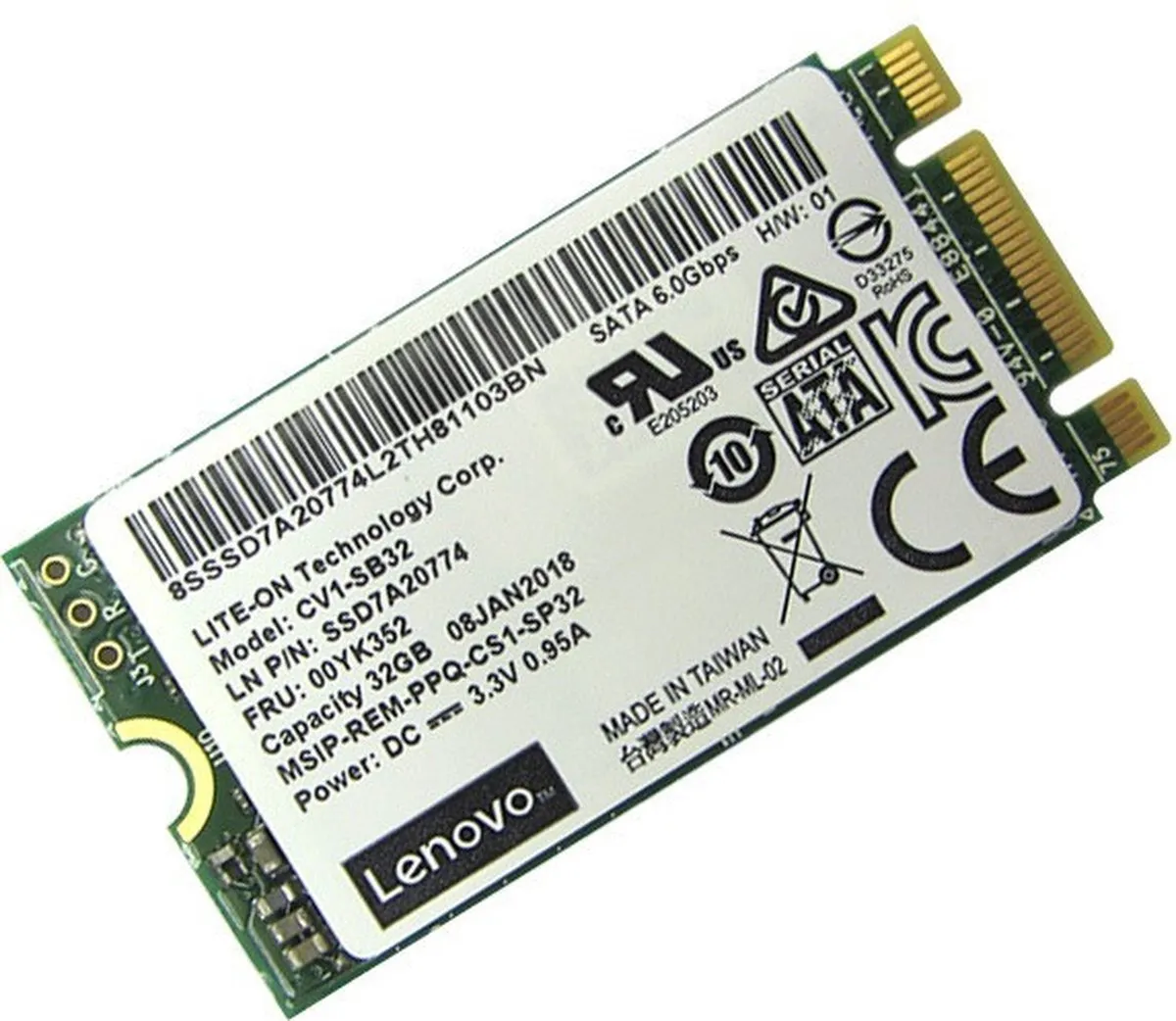 Lenovo 7N47A00129 SSD M.2 320GB SATA III