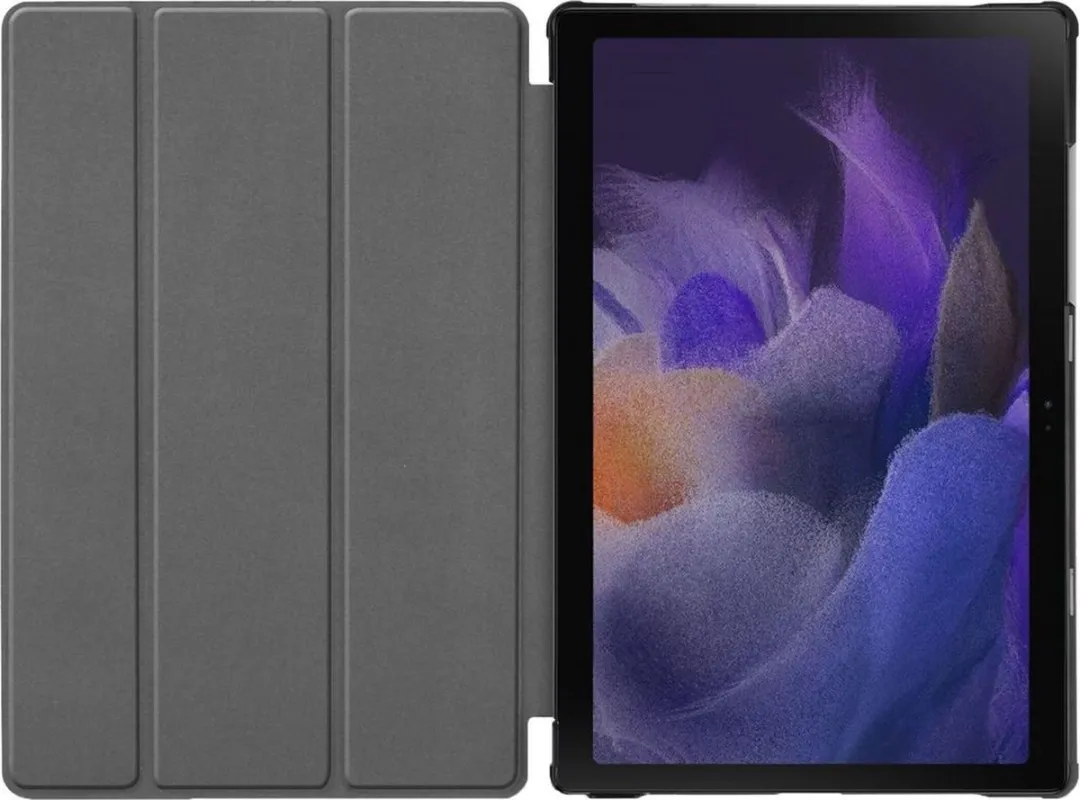 Just in Case Cazy Tablet Hoes Samsung Galaxy Tab A8 10.5" - TriFold Bookcase - Zwart - afbeelding 6 van 6