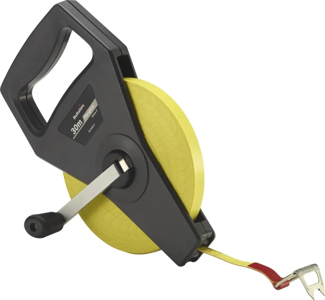 Hultafors PC 30m A Landmetermaat Glasvezel 30m - Geel