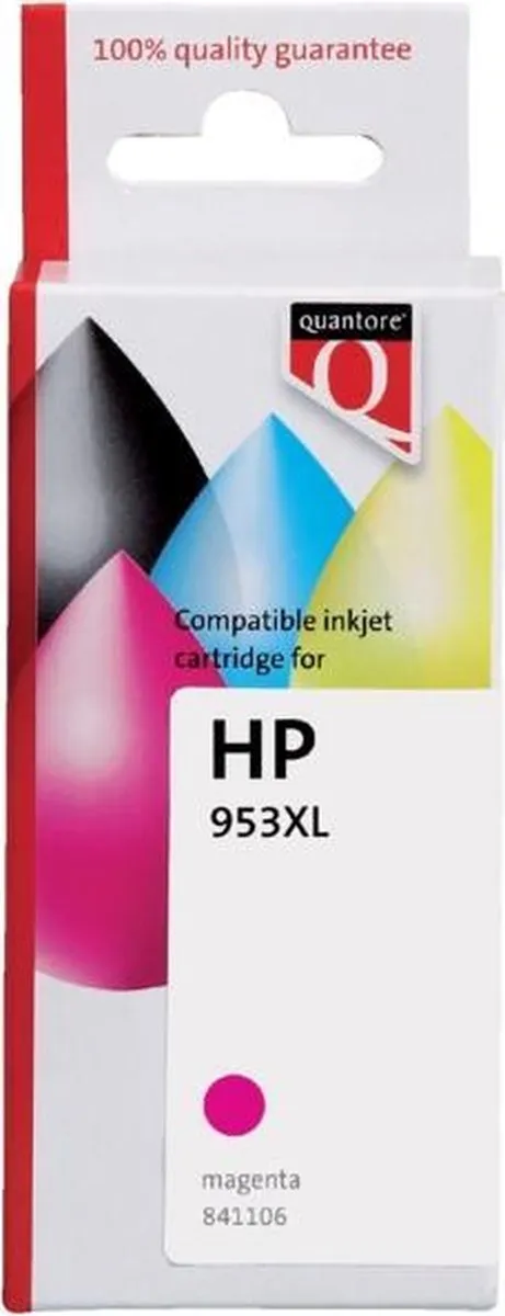 Quantore HP 953XL F6U17CN Inktcartridge