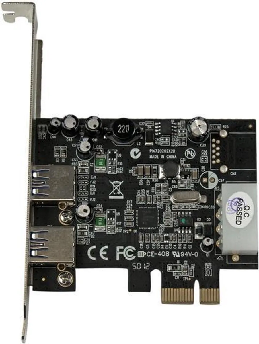 Startech PEXUSB3S25 PCIe USB 3.0 Kaart - 2 Poorten
