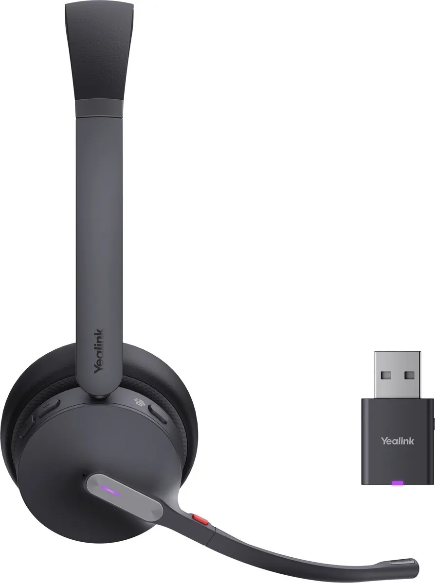 Yealink WH64 Hybrid Dual Teams Headset - 1208685 - Zwart