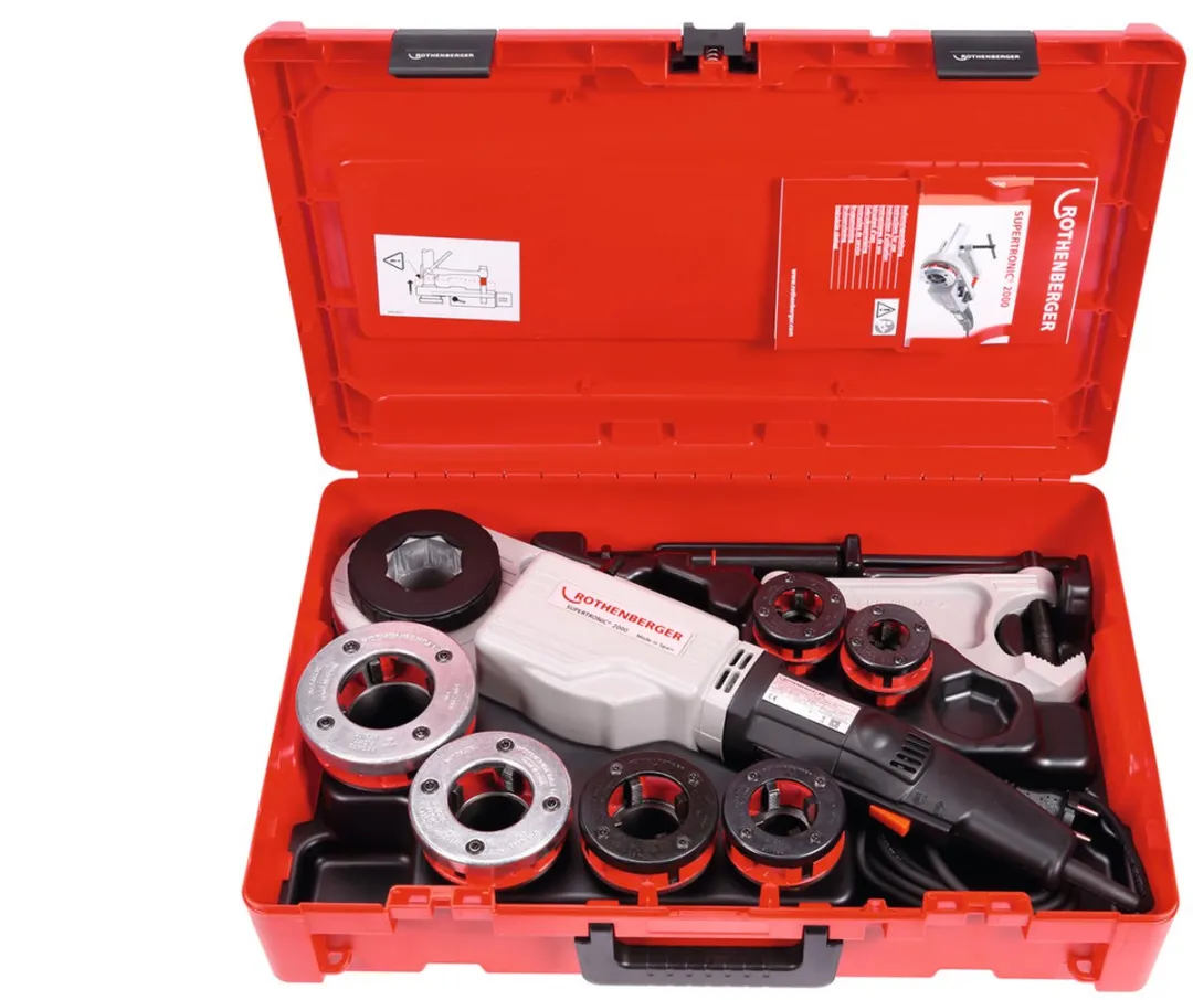 Rothenberger Supertronic 2000 Draadsnijapparaat BSPT R 1/2-2"
