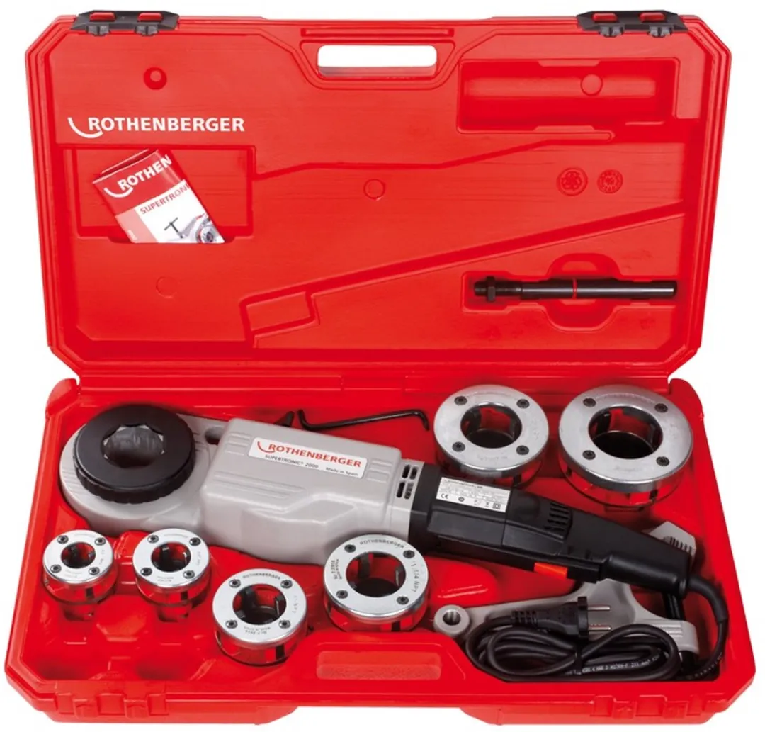 Rothenberger Supertronic 2000 Draadsnijapparaat BSPT R 1/2-2" - 230V - afbeelding 6 van 6
