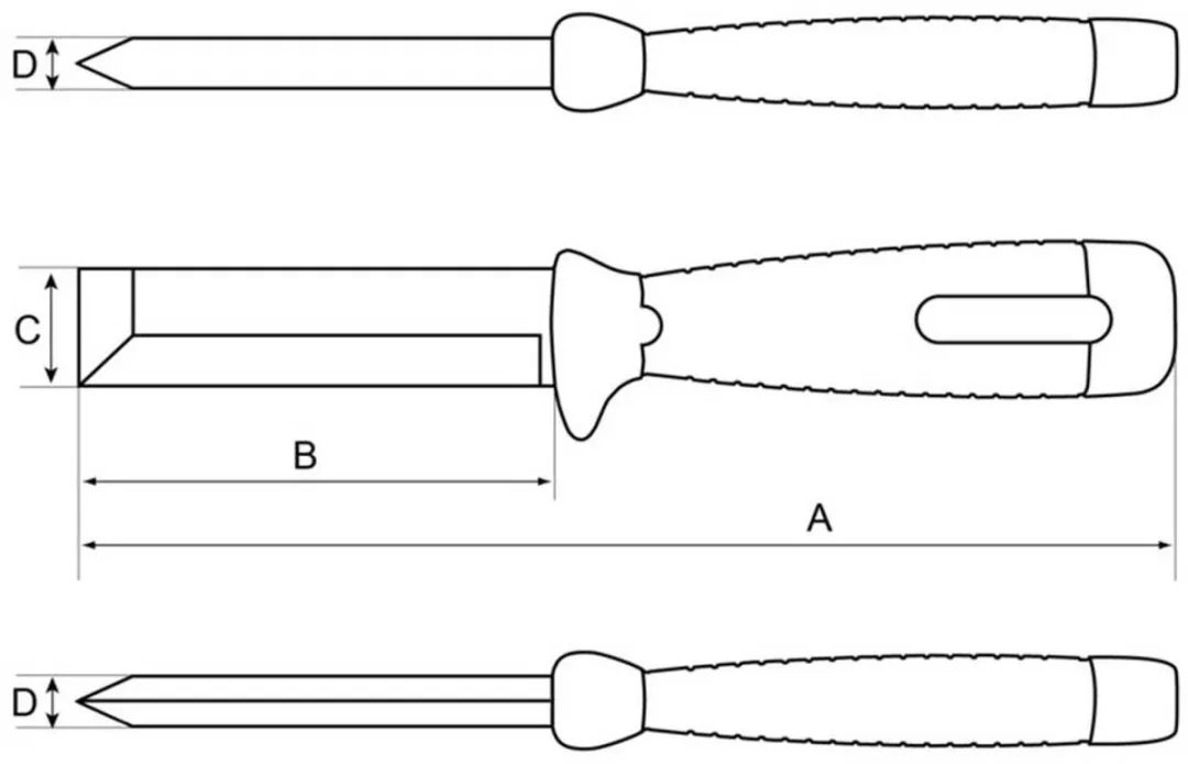 Bahco SB-2448 Sloopbeitel - Steen