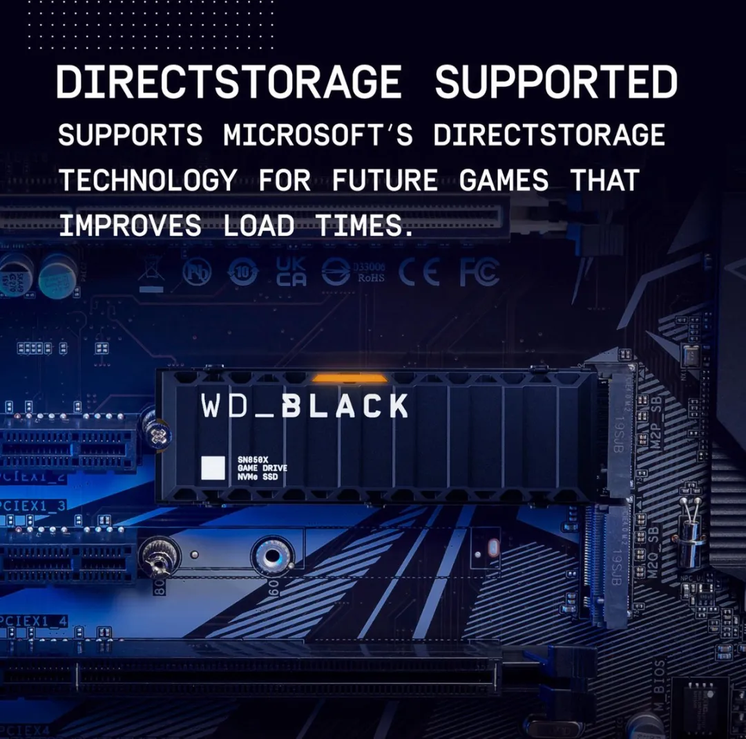 Western Digital Black SN850X WDS400T2XHE SSD - 4TB - PS5