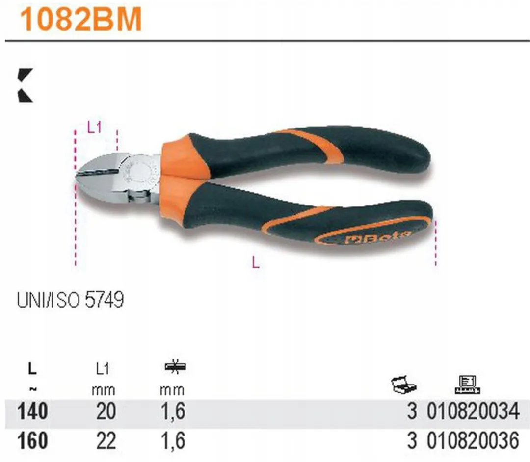 Beta Zijsnijtang 140mm - Composiet Handvat