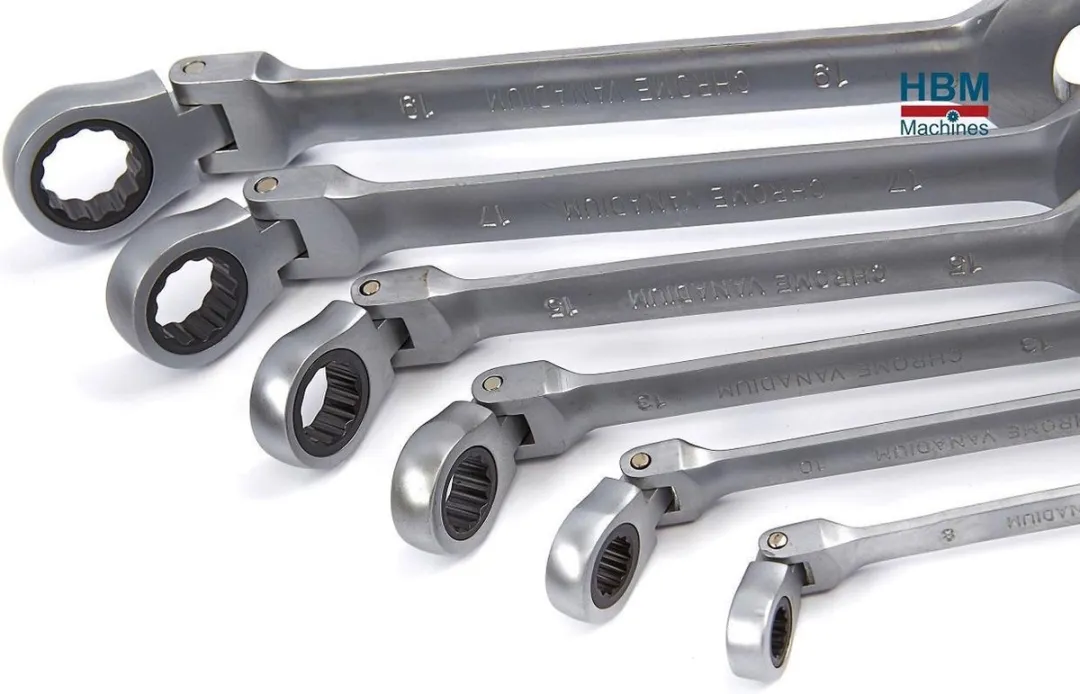 HBM Machines 6328 Steeksleutelset 6-delig - 8-19mm Metrisch