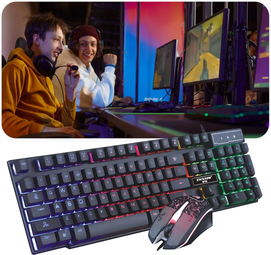 Voltano PQUEM Gaming Toetsenbord & Muis Set