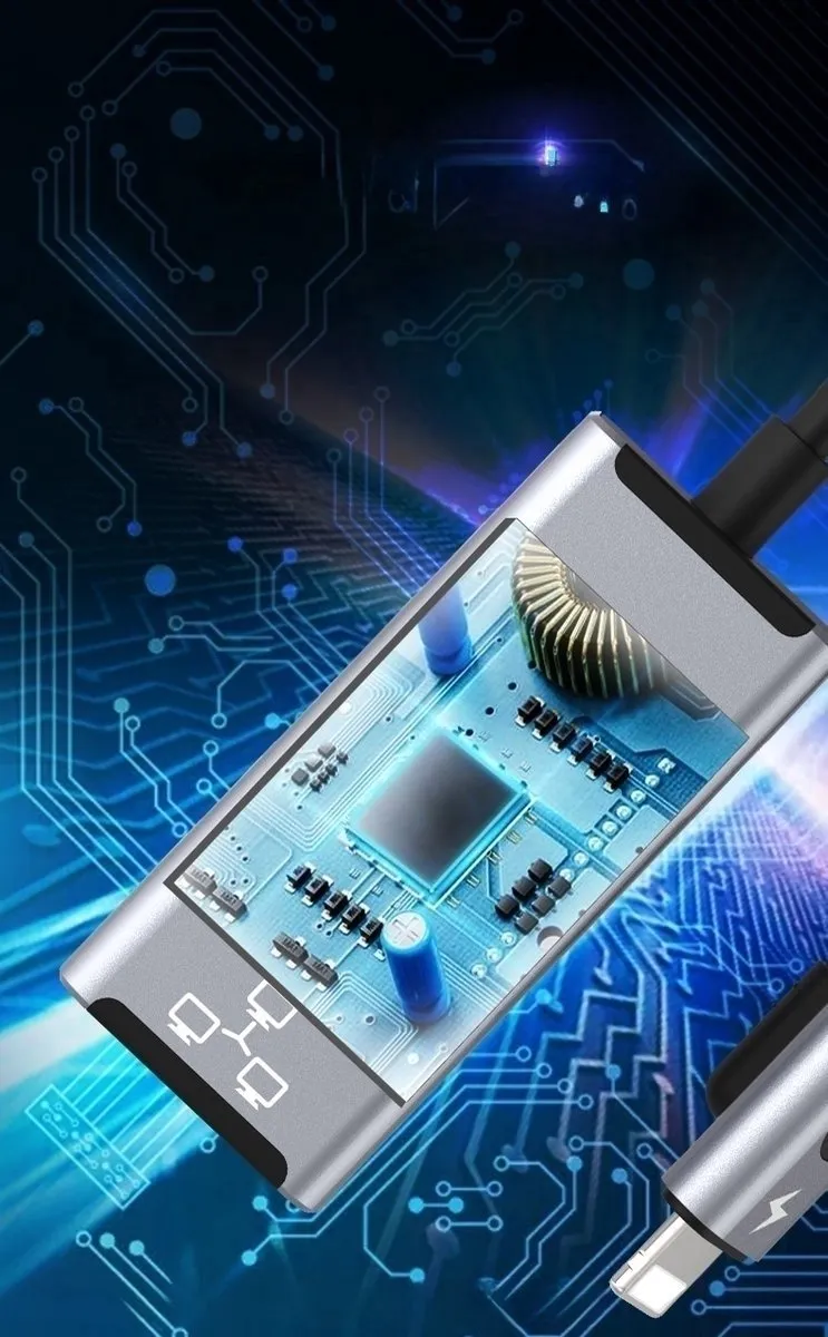 NÖRDIC LAN-LGT Lightning naar Ethernet-adapter 10/100Mbps - 1m - Wit