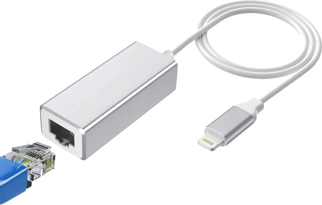 NÖRDIC LAN-LGT Lightning naar Ethernet-adapter 10/100Mbps