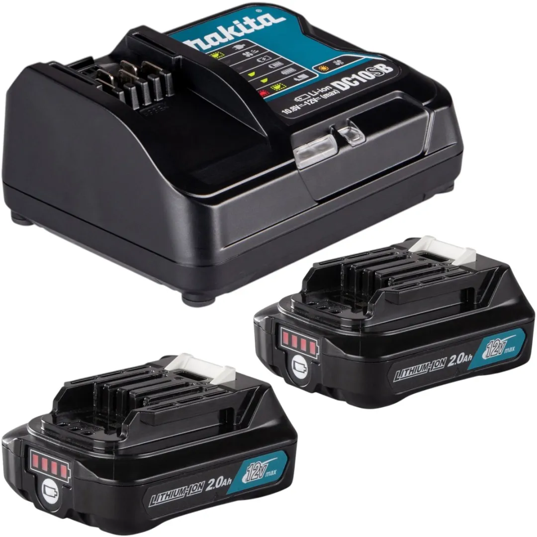 Makita ML107 DSA Acculamp 12V - 200lm - 2x Accu 2,0Ah + Oplader - afbeelding 4 van 5