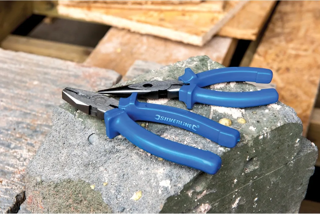 Silverline Tangenset 160mm 3-delig - Blauw - afbeelding 6 van 6