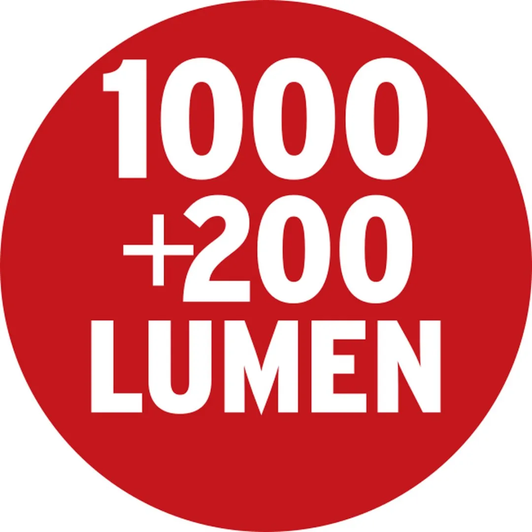 Brennenstuhl HL A 1175680 Accu Handlamp - 1200 Lumen - 24 uur - Zwart