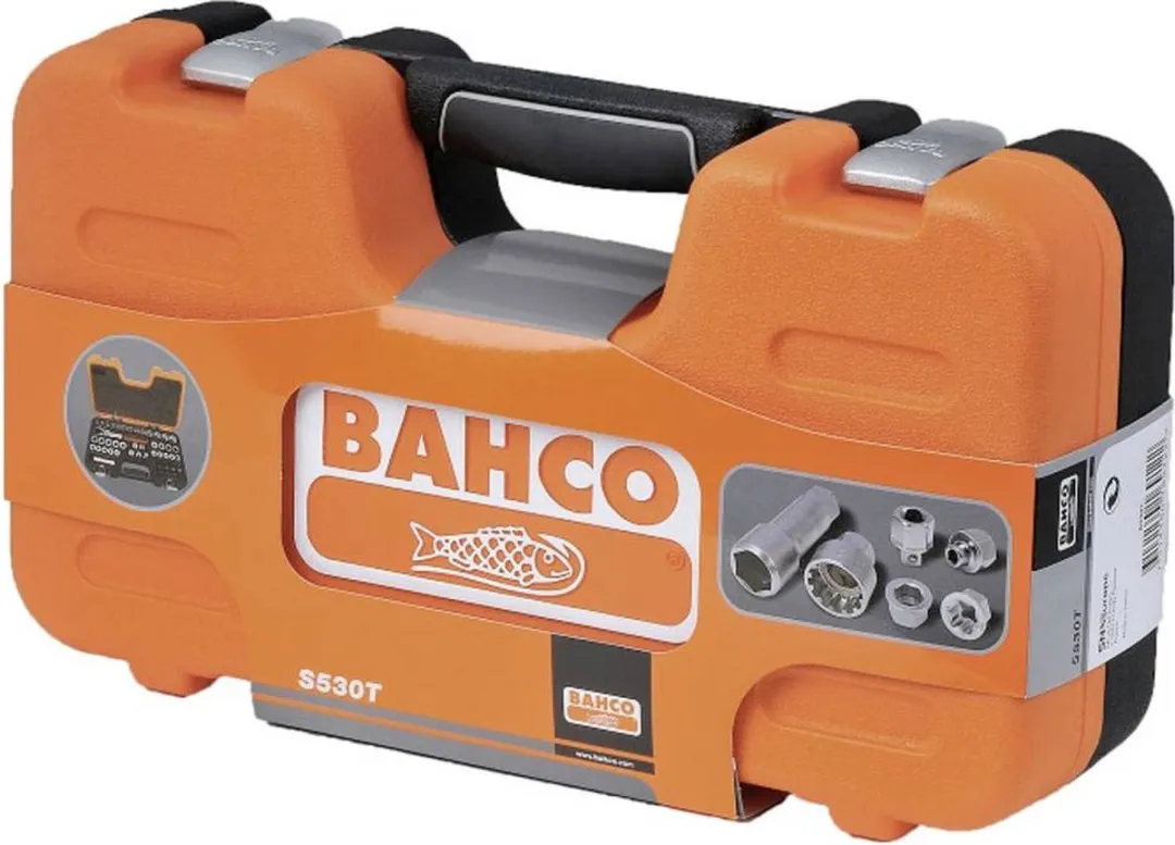 Bahco Pass-Trough Dopsleutelset S530T - 13-delig