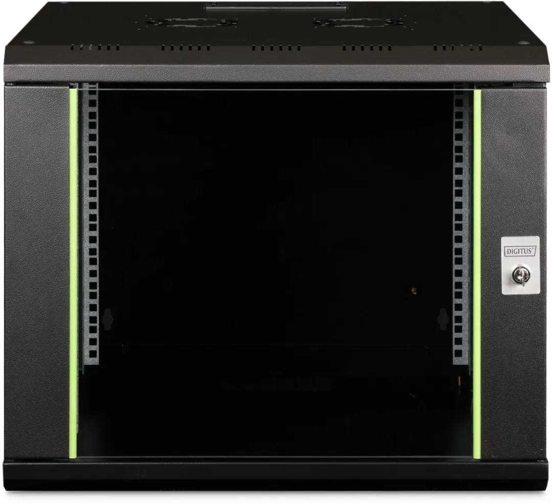 Digitus DN-19 09U-6/6-SW Wandrek 9U - Zwart - afbeelding 6 van 6