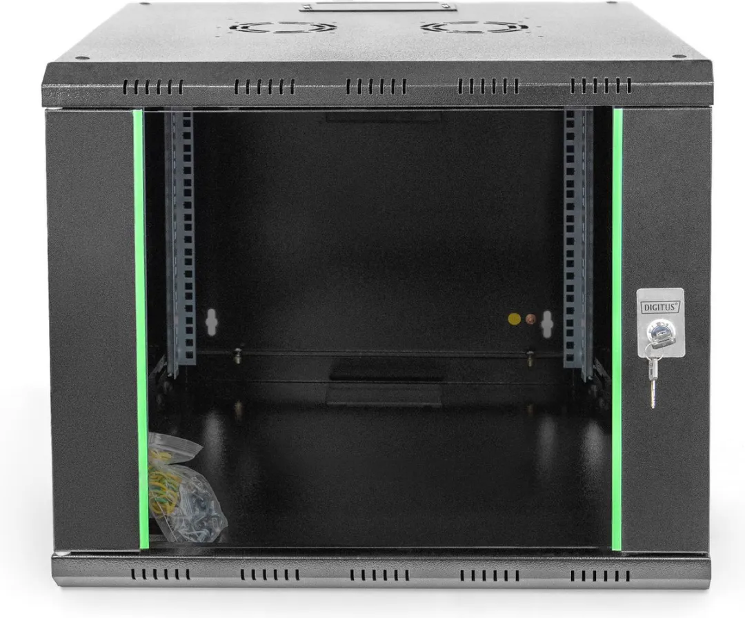 Digitus DN-19 09U-6/6-SW Wandrek 9U - Zwart