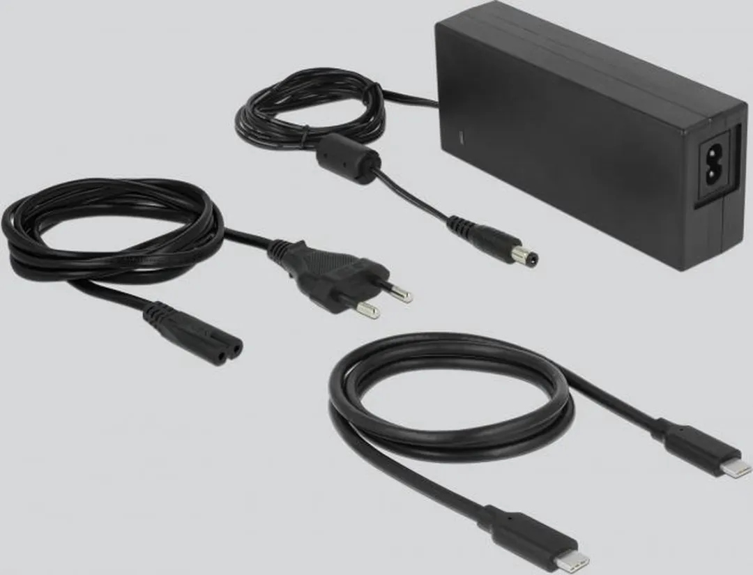 Delock 63930 USB-C Docking Station - 4x SATA HDD/SSD - Zwart