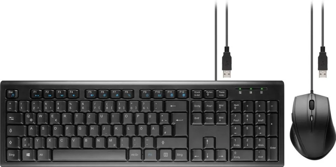 Goobay 96493 Toetsenbord met Muis USB QWERTZ