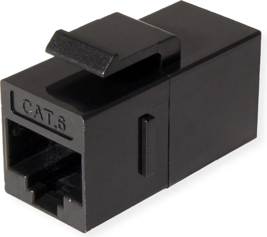 Value RJ-45 Keystone Koppelstuk Cat.6 - Zwart