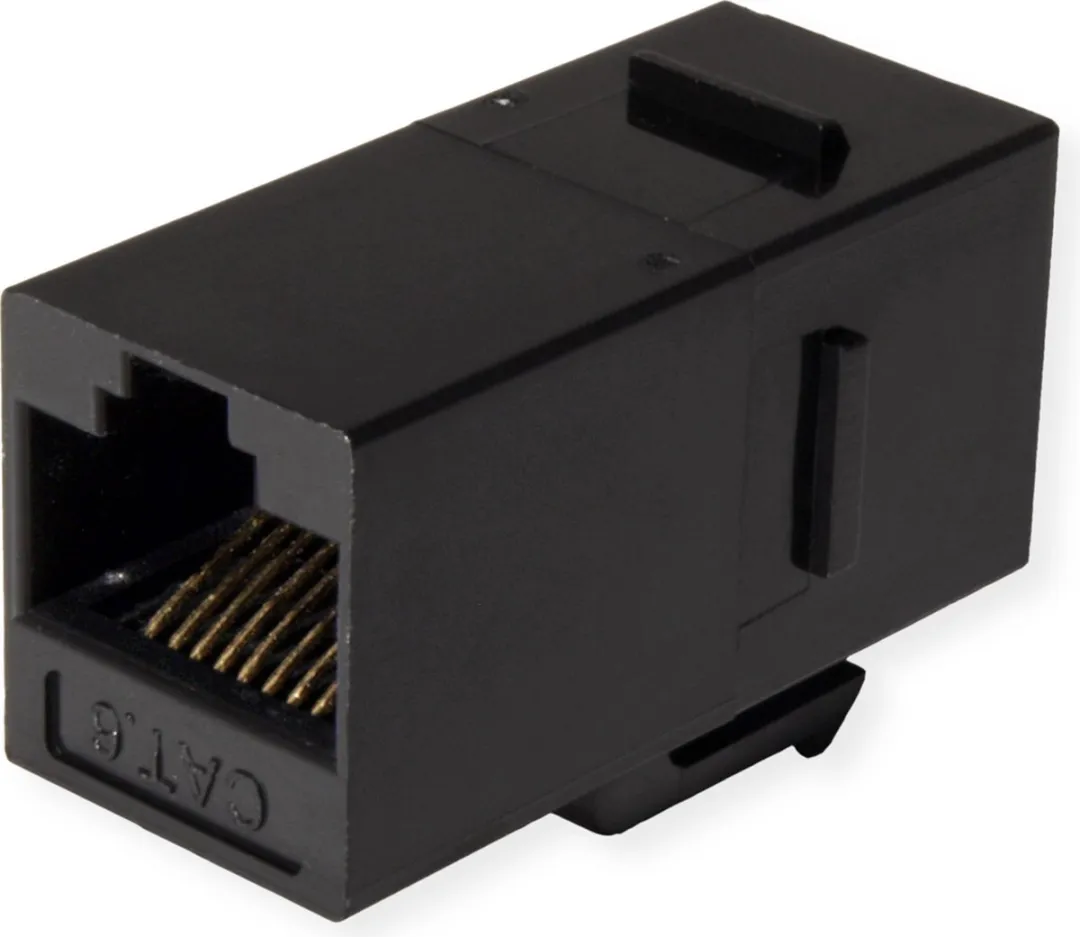 Value RJ-45 Keystone Koppelstuk Cat.6 - Zwart
