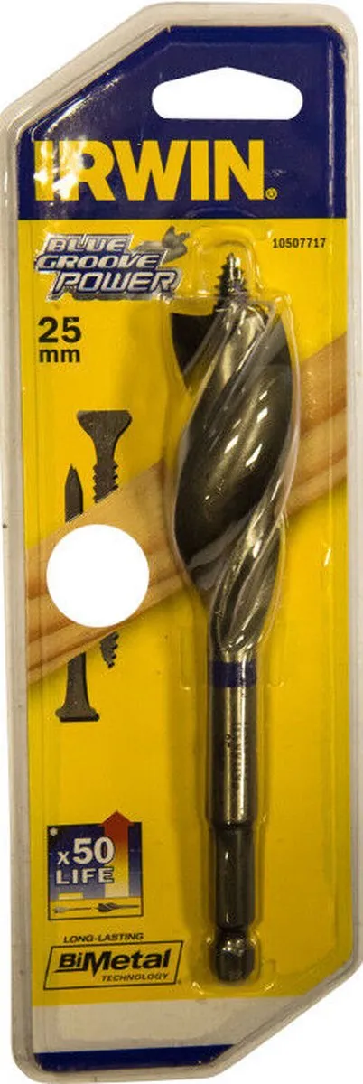 Irwin Speedboor Blue Groove Power 25x152mm