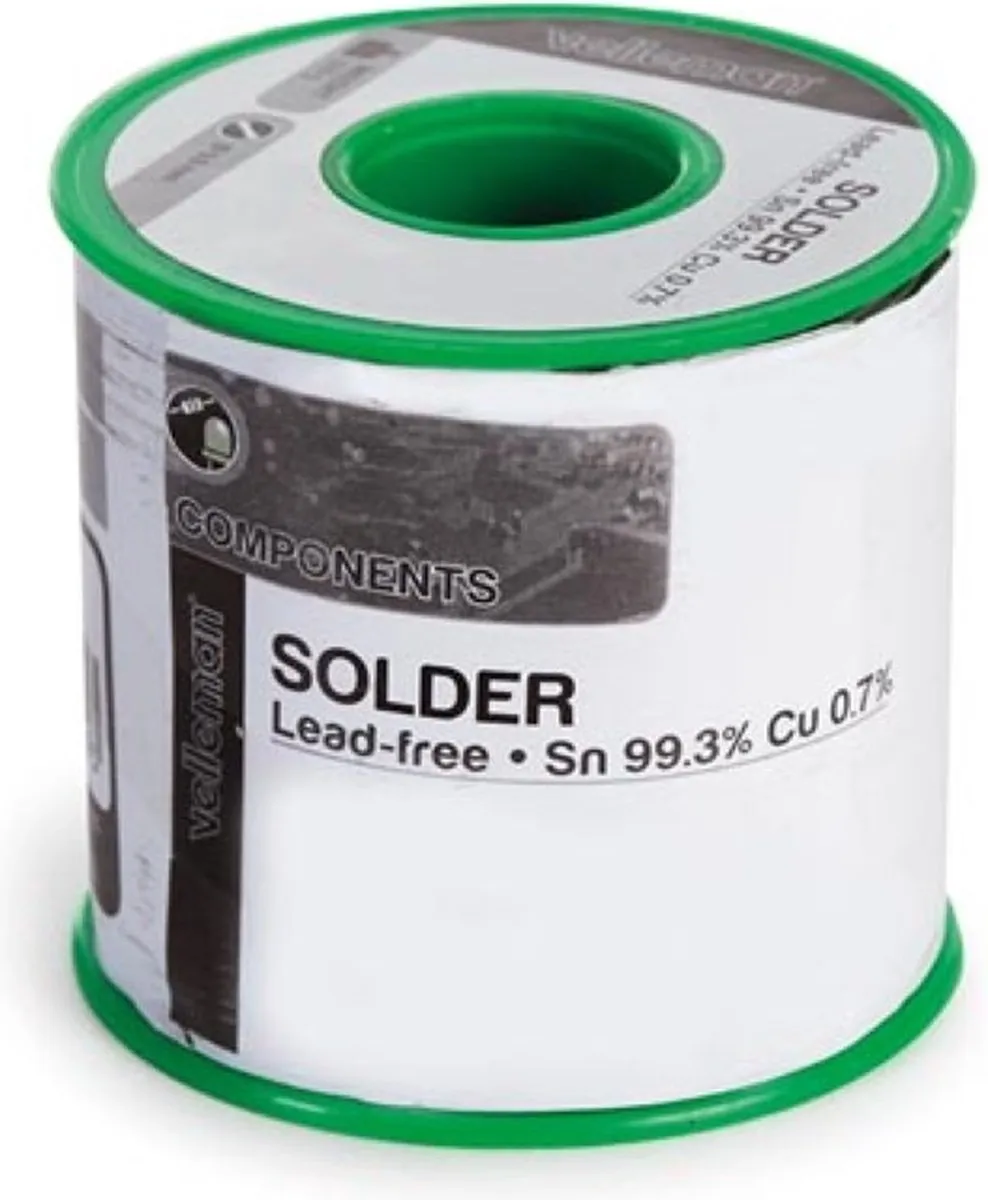 Velleman Soldeer Loodvrij Sn99.3 Cu0.7 0.8mm
