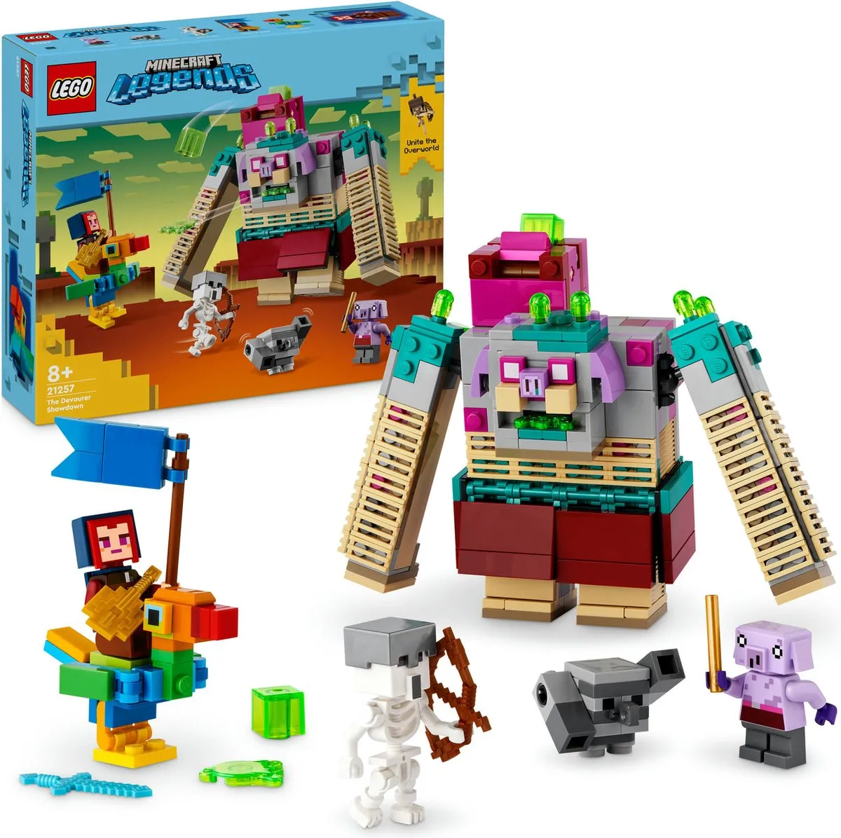 LEGO Minecraft Legends Duel met de Verslinder 21257 - 2 Minifiguren