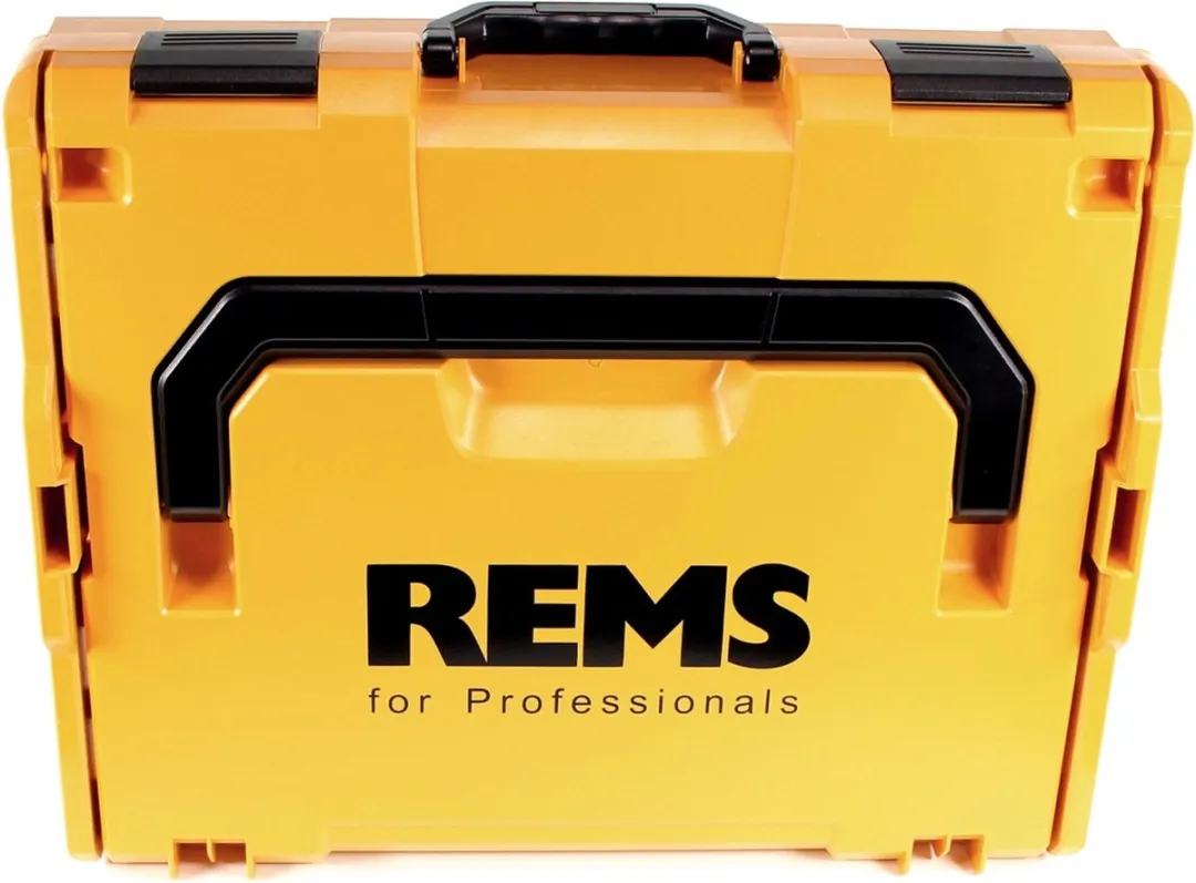 REMS Mini-Press ACC 22V Radiaalpers - Geel/Zwart - 2,5Ah + Oplader