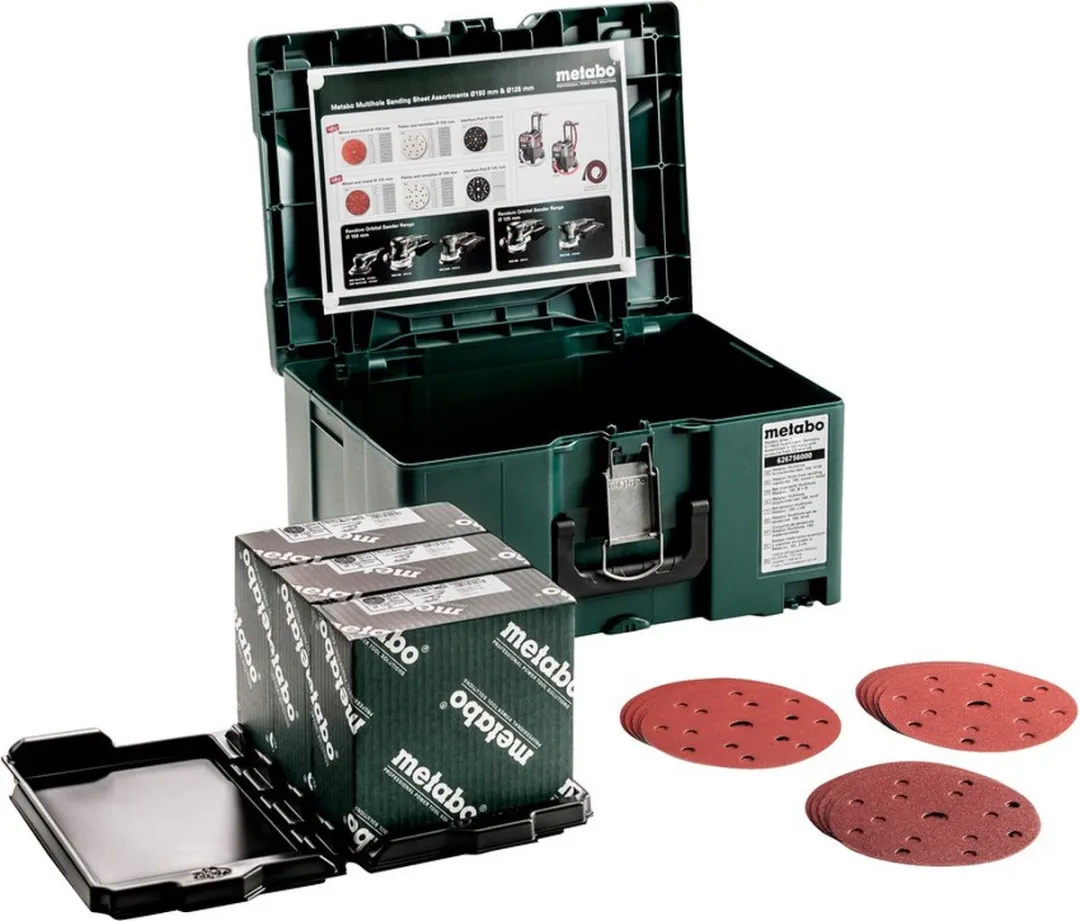 Metabo 626756000 Metabox Schuurmiddelset Ø150mm